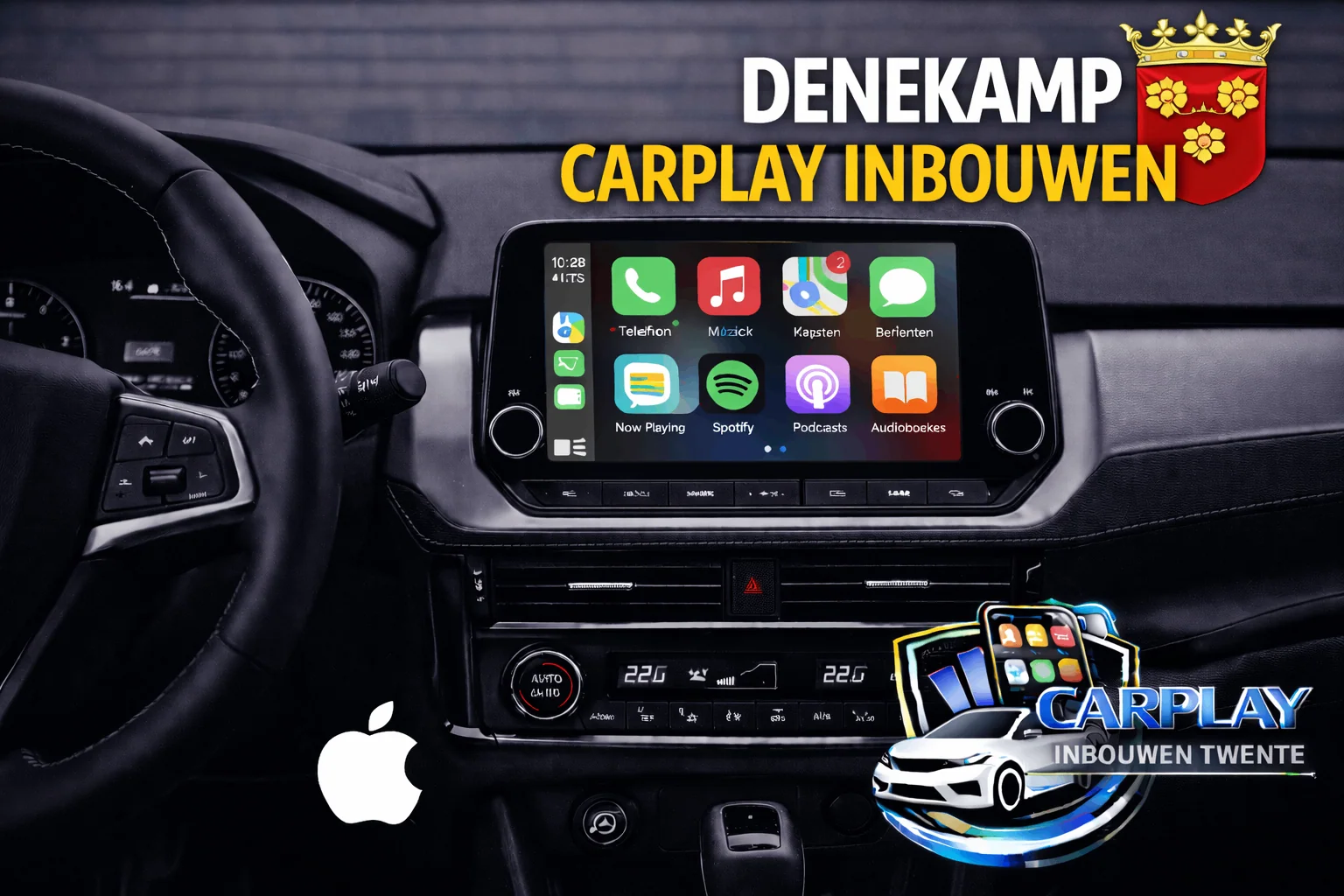 Denekamp Apple Carplay Radio Inbouwen