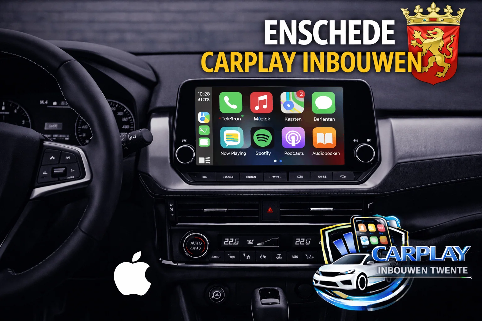 Apple Carplay Radio Inbouwen in Enschede