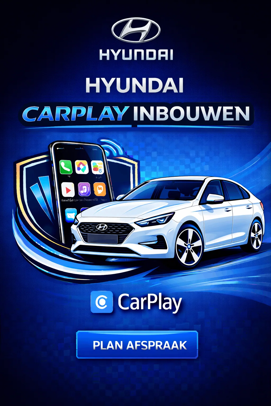 Hyundai Tucson interieur met modern navigatiesysteem