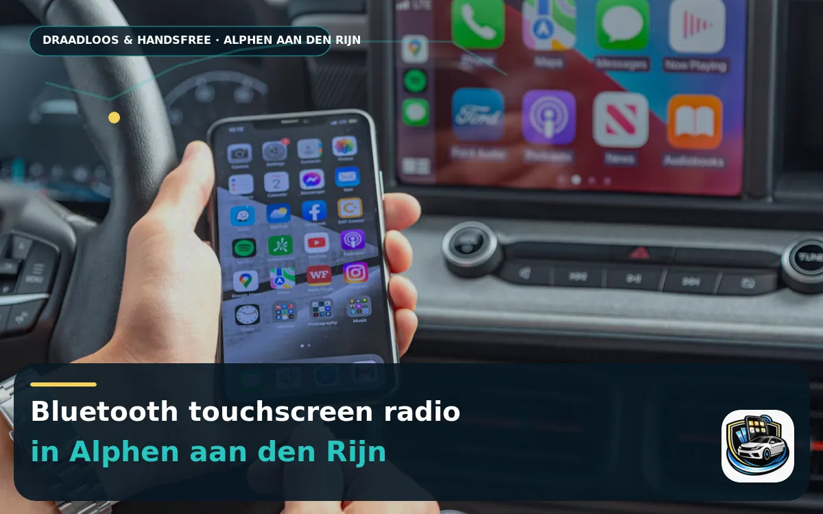 CarPlay Inbouwen Alphen aan den Rijn — Bluetooth touchscreen radio en handsfree bediening