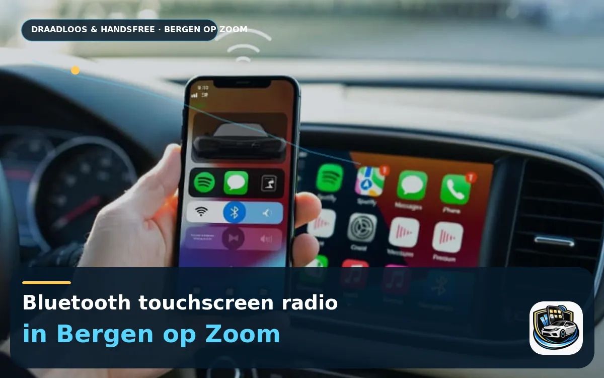 CarPlay Inbouwen Bergen op Zoom — Bluetooth touchscreen radio en handsfree bediening