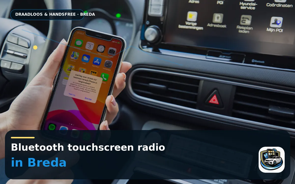 CarPlay Inbouwen Breda — Bluetooth touchscreen radio en handsfree bediening