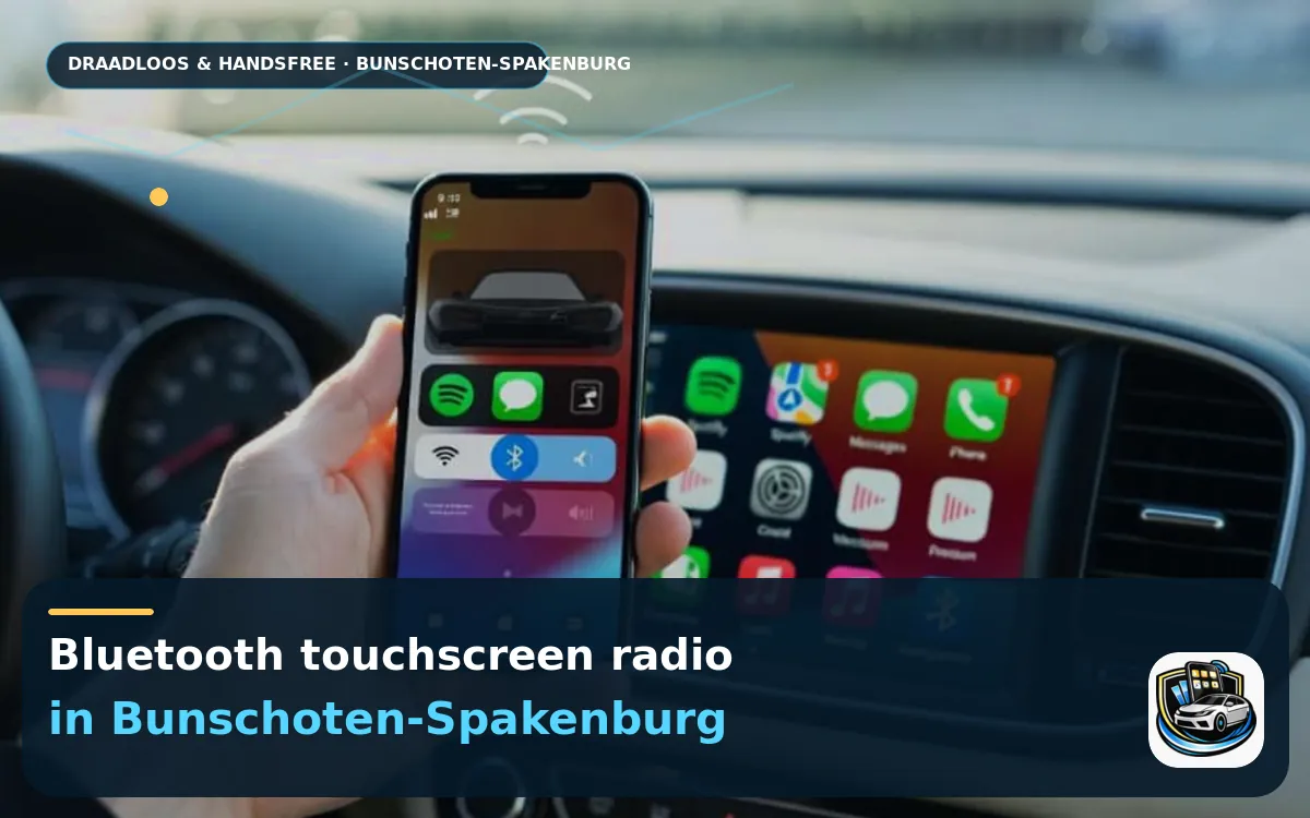 CarPlay Inbouwen Bunschoten-Spakenburg — Bluetooth touchscreen radio en handsfree bediening