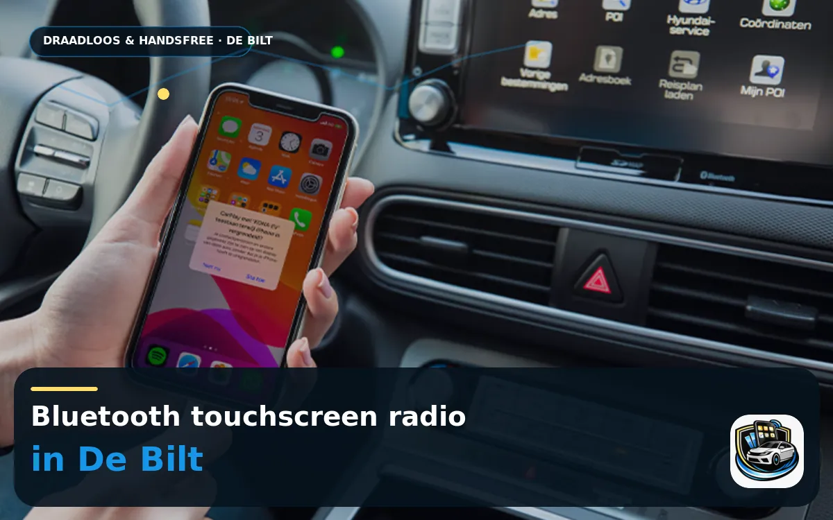 CarPlay Inbouwen De Bilt — Bluetooth touchscreen radio en handsfree bediening