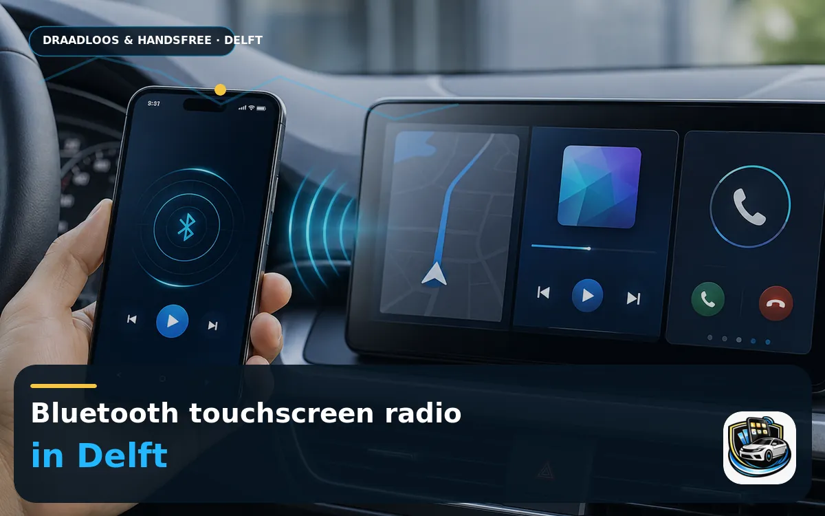 CarPlay Inbouwen Delft — Bluetooth touchscreen radio en handsfree bediening