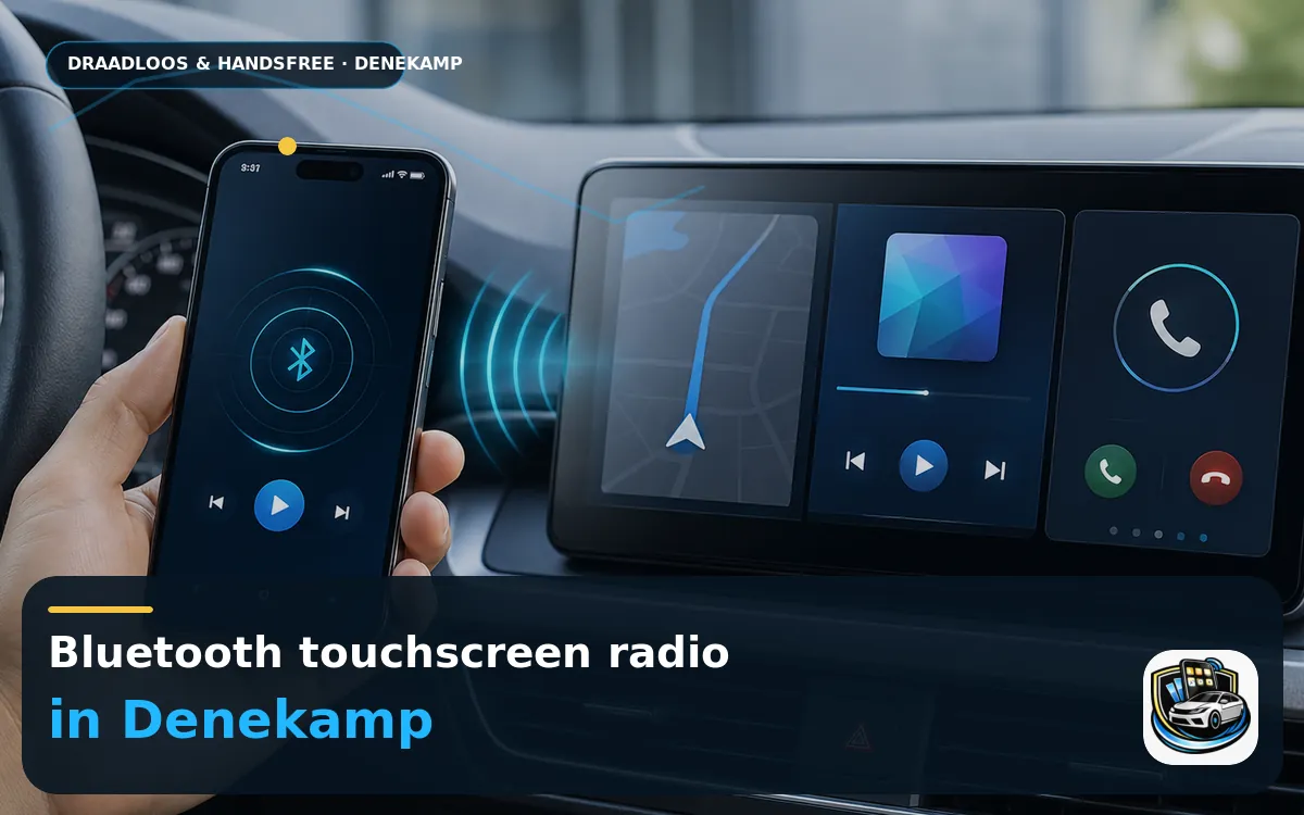 CarPlay & Android Auto Inbouwen Denekamp — Bluetooth touchscreen radio en handsfree bediening