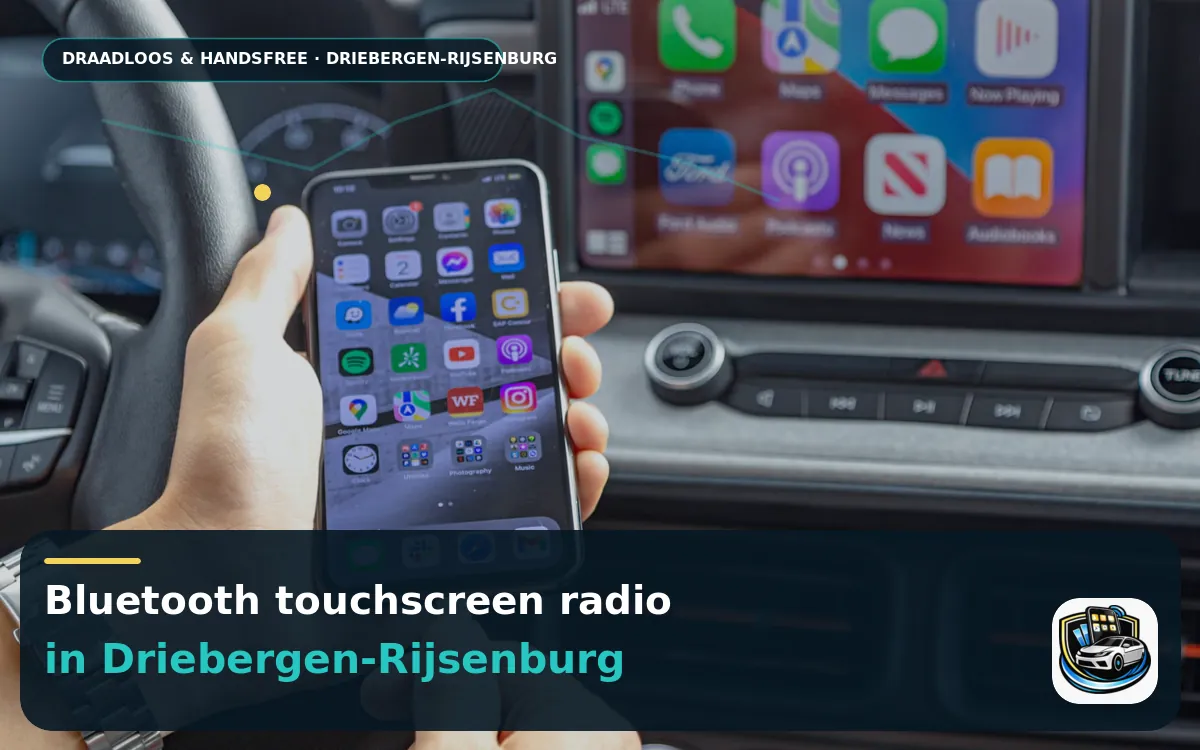 CarPlay Inbouwen Driebergen-Rijsenburg — Bluetooth touchscreen radio en handsfree bediening