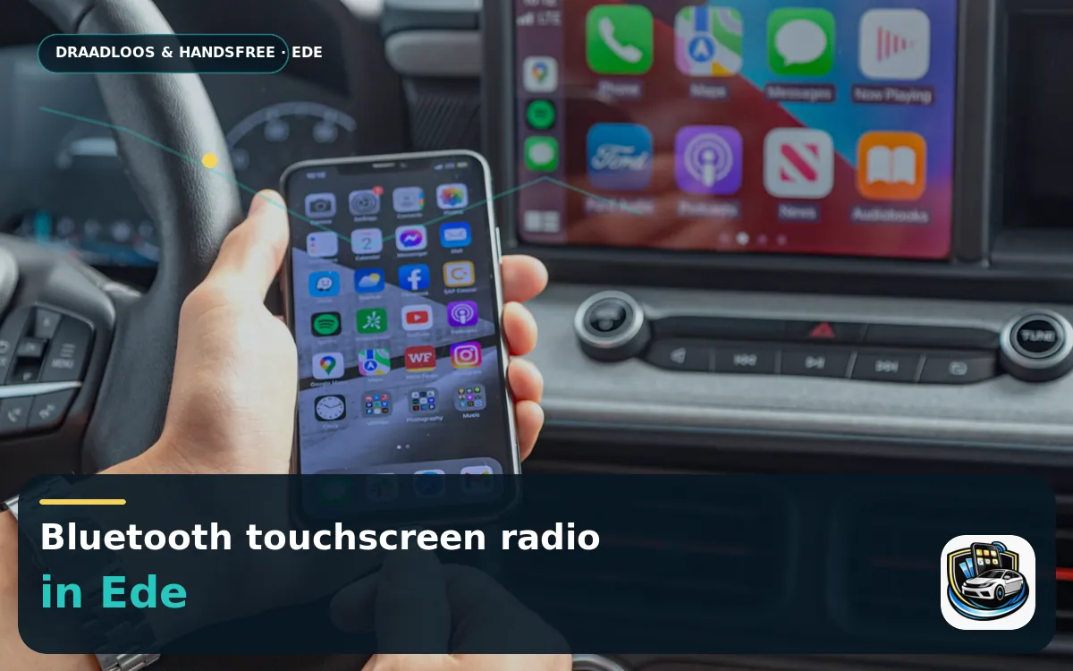 CarPlay Inbouwen Ede — Bluetooth touchscreen radio en handsfree bediening