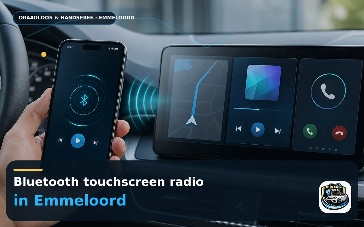 CarPlay Inbouwen Emmeloord — Bluetooth touchscreen radio en handsfree bediening