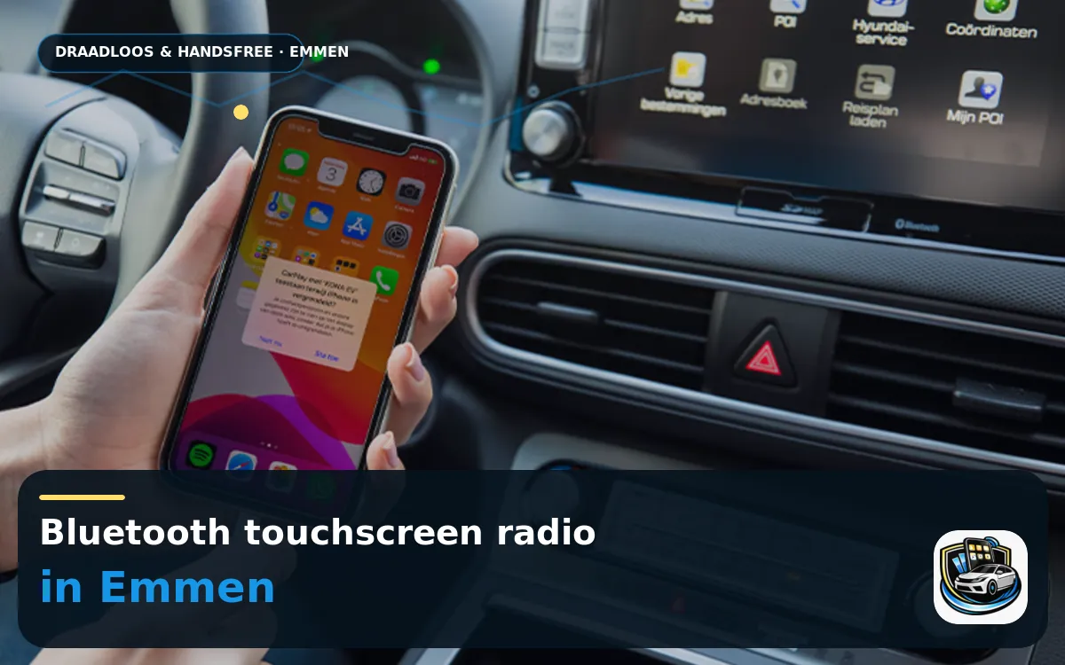 CarPlay Inbouwen Emmen — Bluetooth touchscreen radio en handsfree bediening