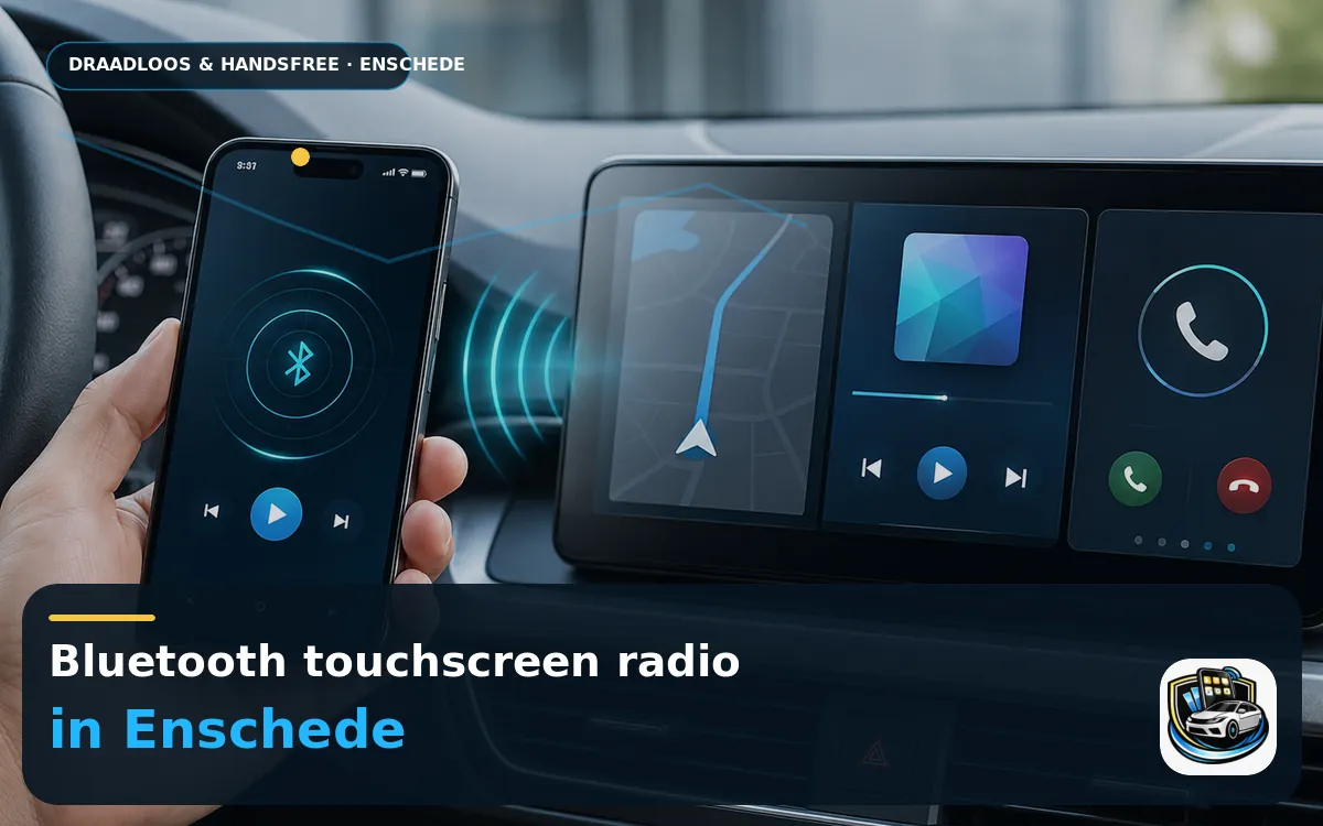 CarPlay & Android Auto Inbouw Enschede — Bluetooth touchscreen radio en handsfree bediening