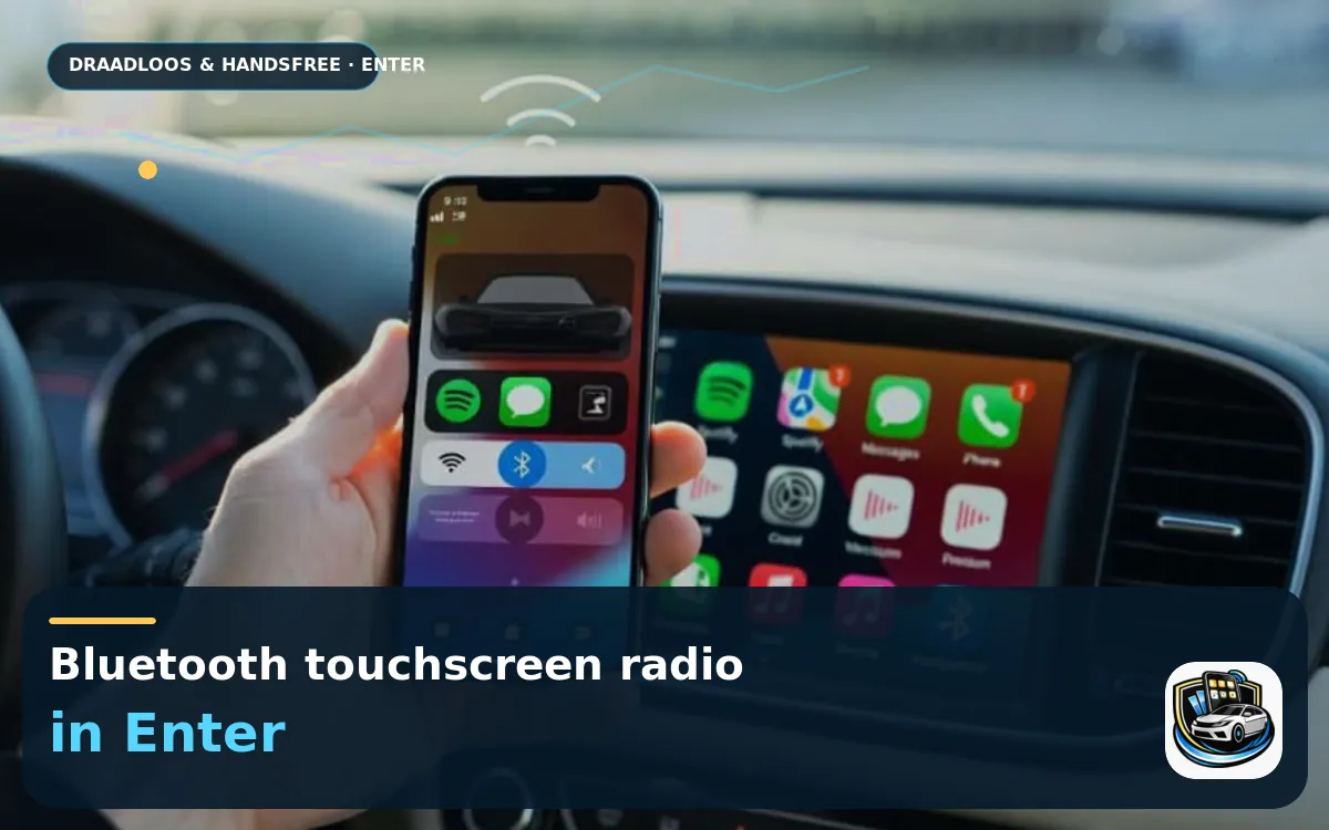 CarPlay Inbouwen Enter — Bluetooth touchscreen radio en handsfree bediening