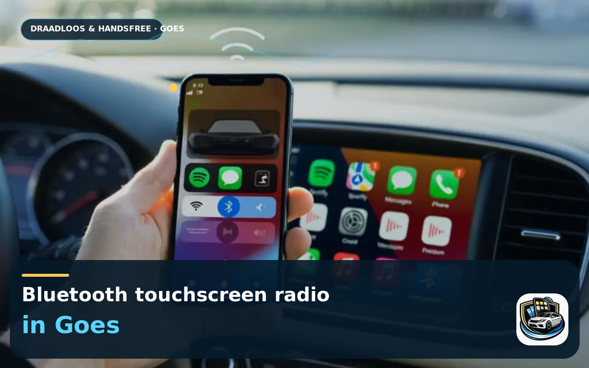CarPlay Inbouwen Goes — Bluetooth touchscreen radio en handsfree bediening