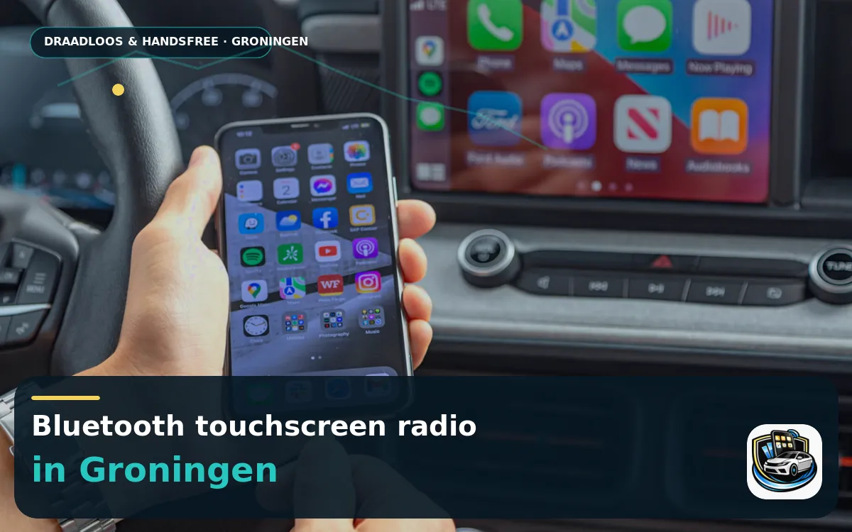 CarPlay Inbouwen Groningen — Bluetooth touchscreen radio en handsfree bediening