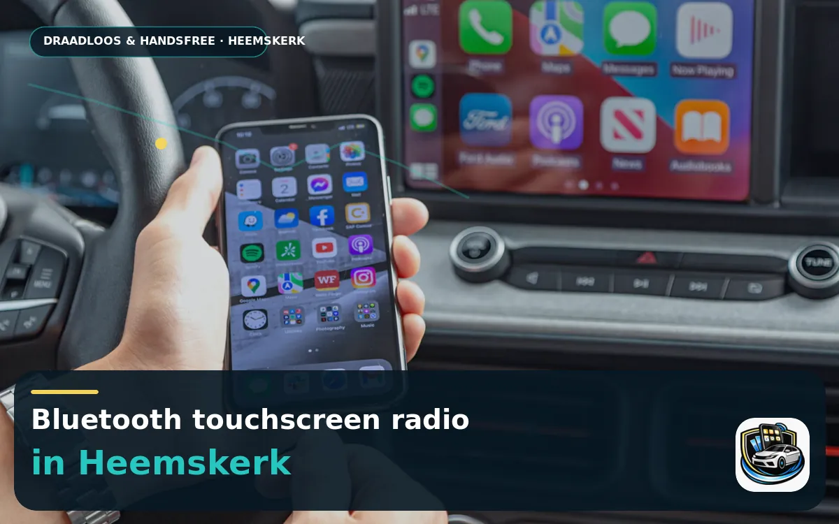 CarPlay Inbouwen Heemskerk — Bluetooth touchscreen radio en handsfree bediening