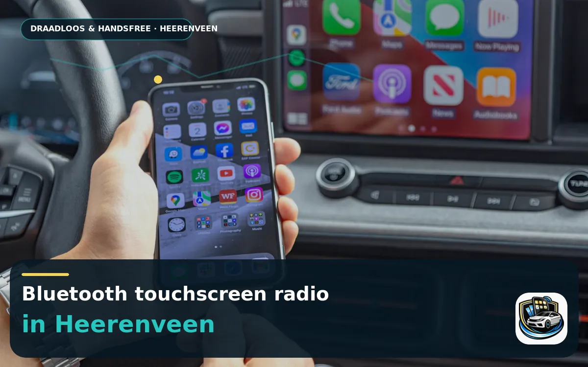 CarPlay Inbouwen Heerenveen — Bluetooth touchscreen radio en handsfree bediening