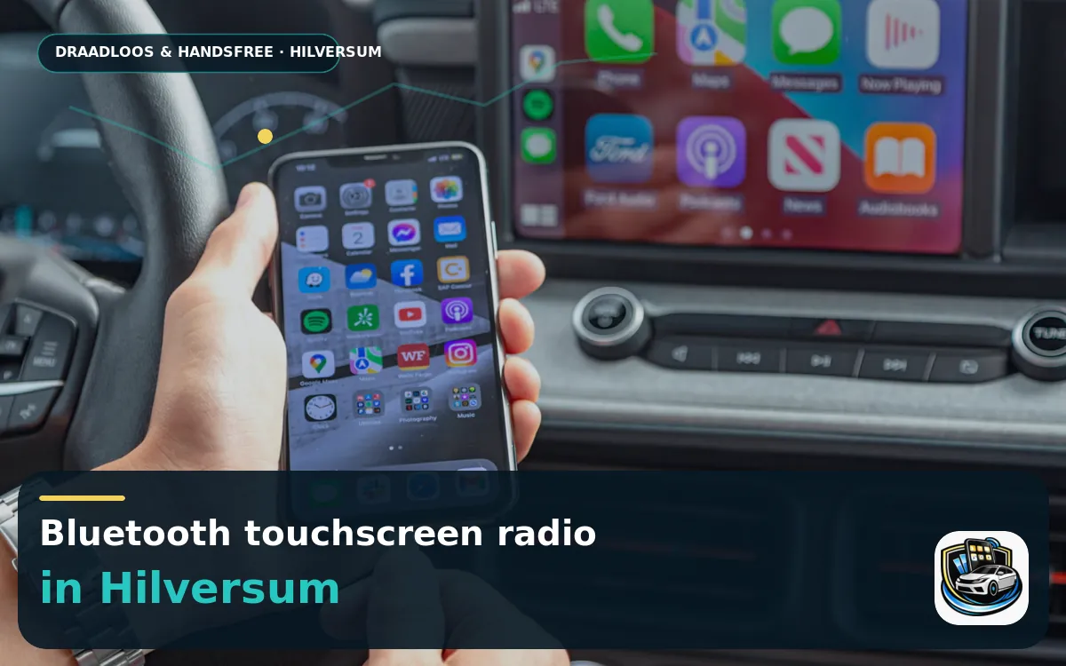 CarPlay Inbouwen Hilversum — Bluetooth touchscreen radio en handsfree bediening