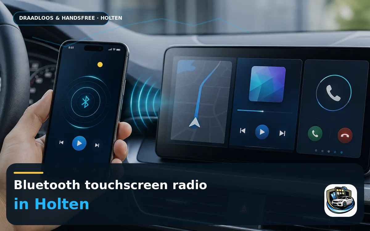 CarPlay Inbouwen Holten — Bluetooth touchscreen radio en handsfree bediening