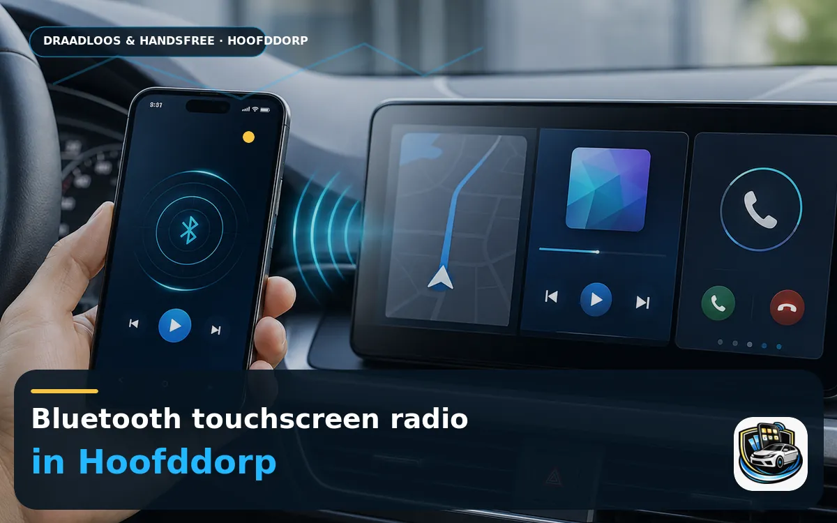 CarPlay Inbouwen Hoofddorp — Bluetooth touchscreen radio en handsfree bediening