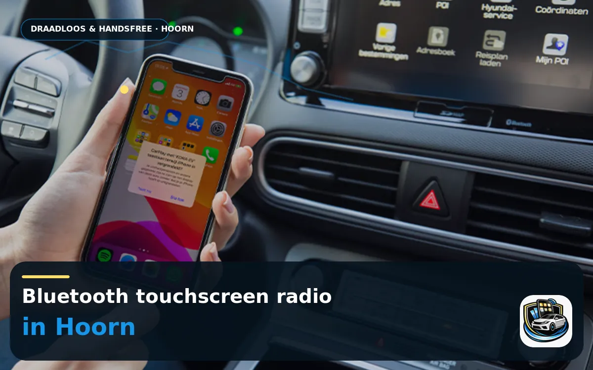 CarPlay Inbouwen Hoorn — Bluetooth touchscreen radio en handsfree bediening