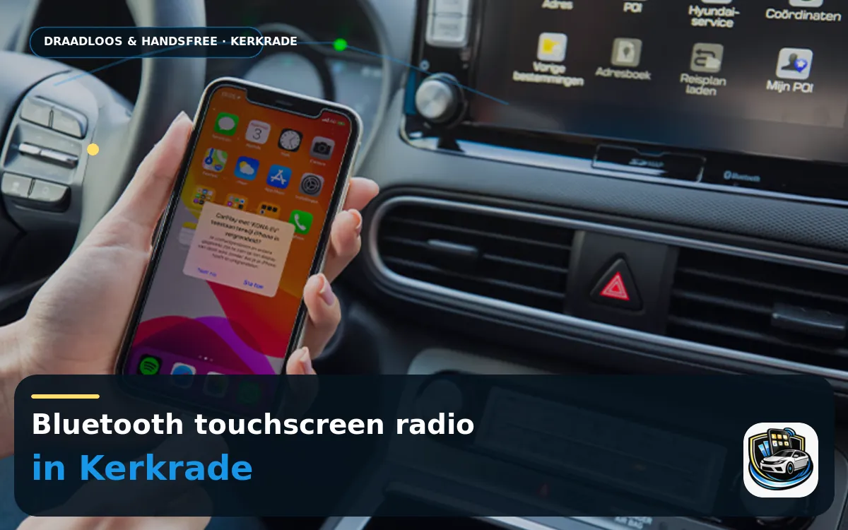 CarPlay Inbouwen Kerkrade — Bluetooth touchscreen radio en handsfree bediening