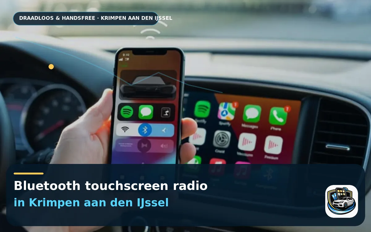 CarPlay Inbouwen Krimpen aan den IJssel — Bluetooth touchscreen radio en handsfree bediening