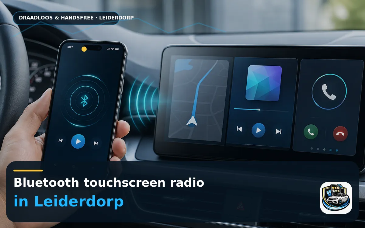 CarPlay Inbouwen Leiderdorp — Bluetooth touchscreen radio en handsfree bediening