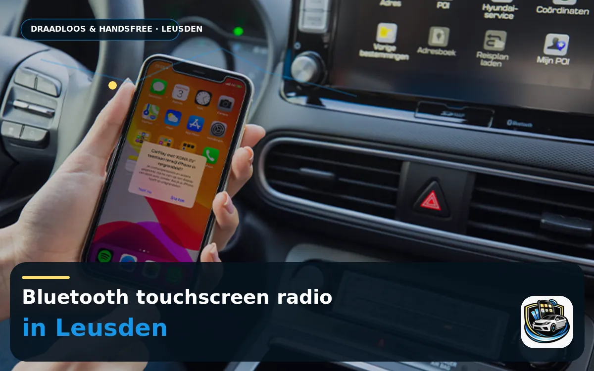 CarPlay Inbouwen Leusden — Bluetooth touchscreen radio en handsfree bediening