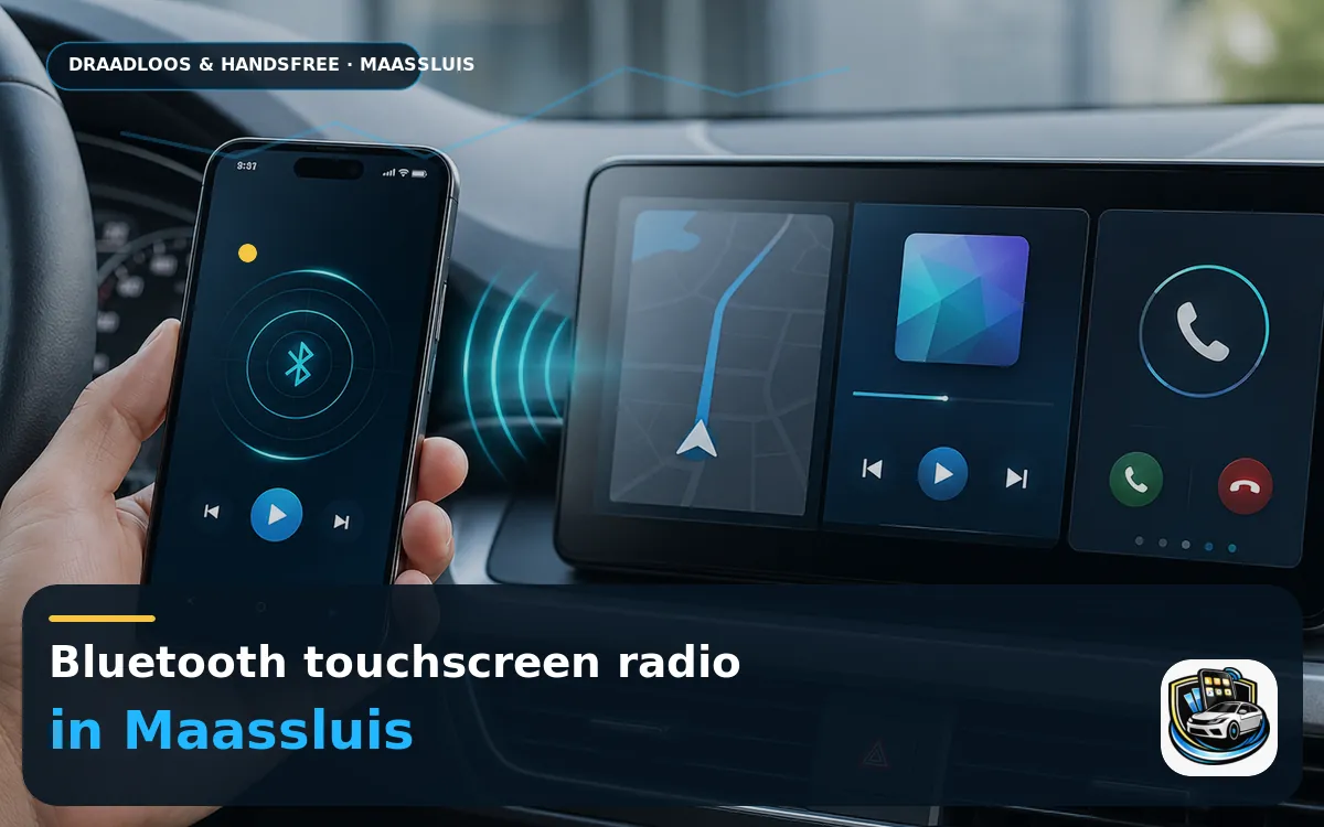 CarPlay Inbouwen Maassluis — Bluetooth touchscreen radio en handsfree bediening