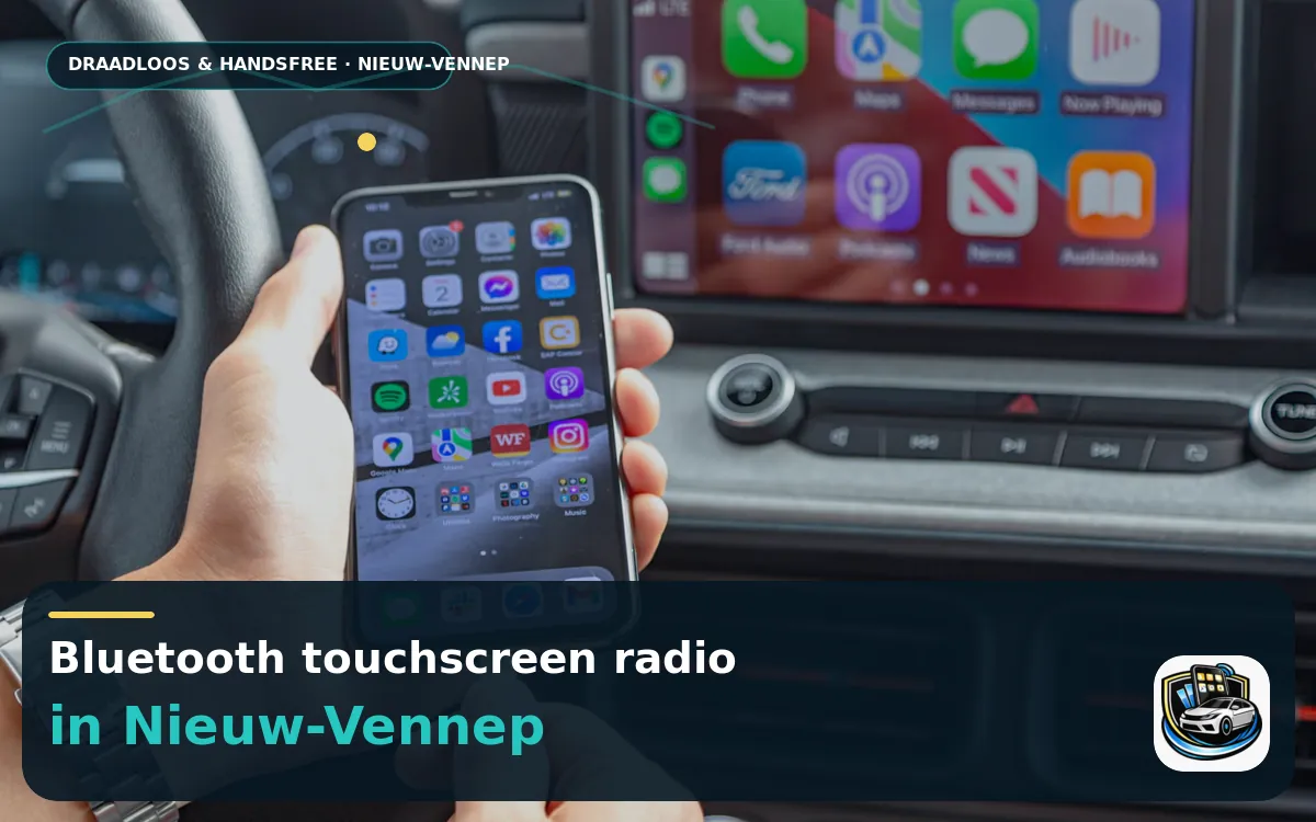 CarPlay Inbouwen Nieuw-Vennep — Bluetooth touchscreen radio en handsfree bediening