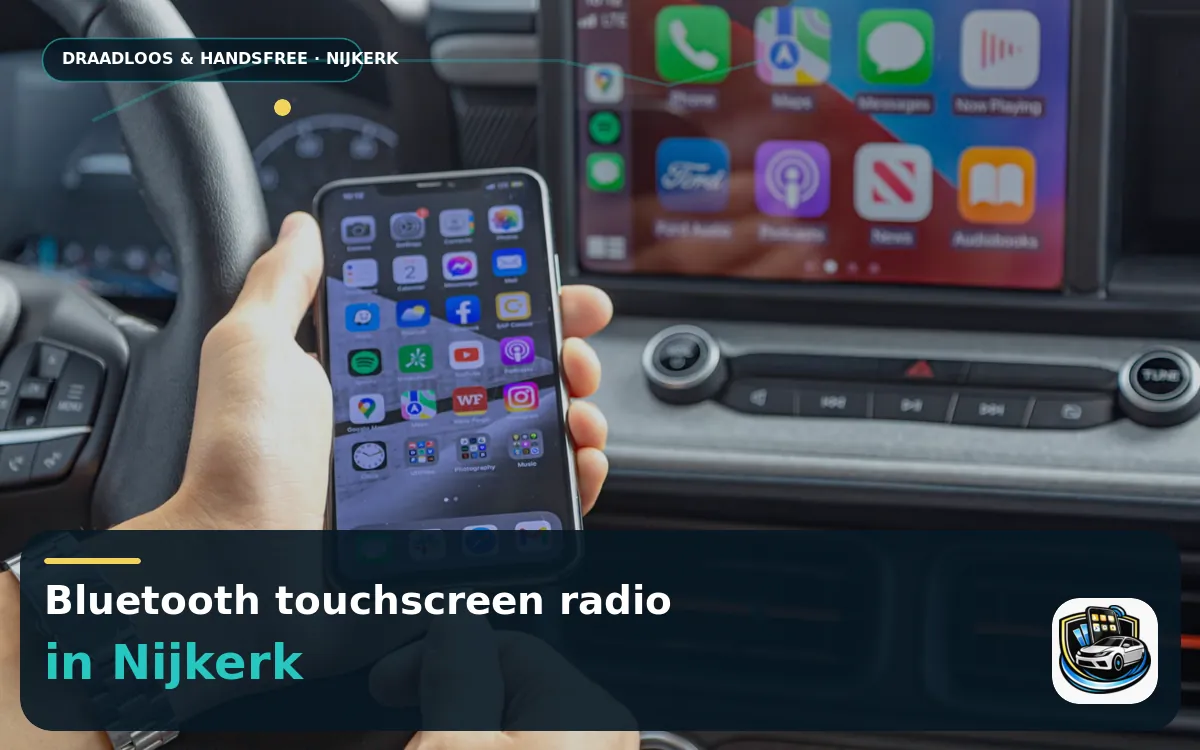 CarPlay Inbouwen Nijkerk — Bluetooth touchscreen radio en handsfree bediening