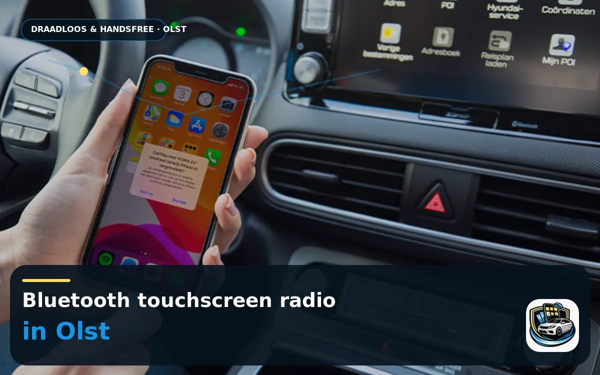CarPlay Inbouwen Olst — Bluetooth touchscreen radio en handsfree bediening