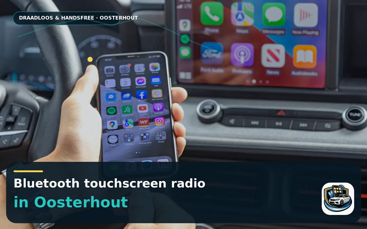 CarPlay Inbouwen Oosterhout — Bluetooth touchscreen radio en handsfree bediening
