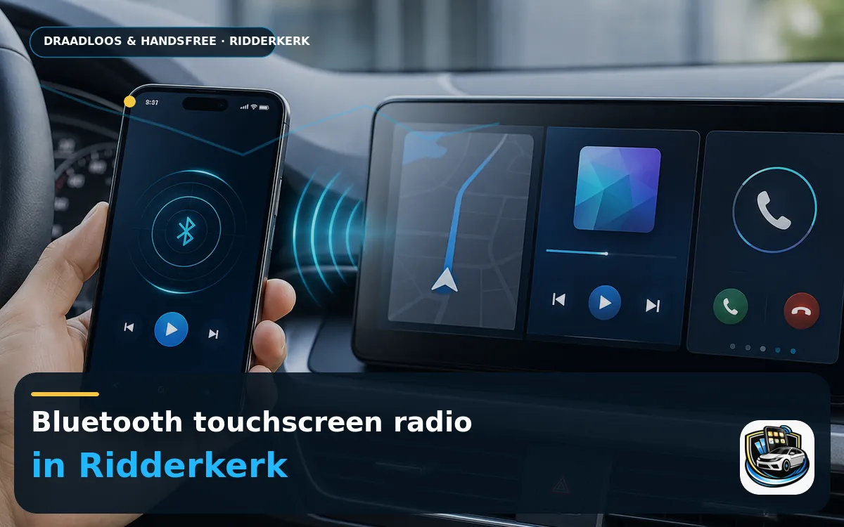 CarPlay Inbouwen Ridderkerk — Bluetooth touchscreen radio en handsfree bediening