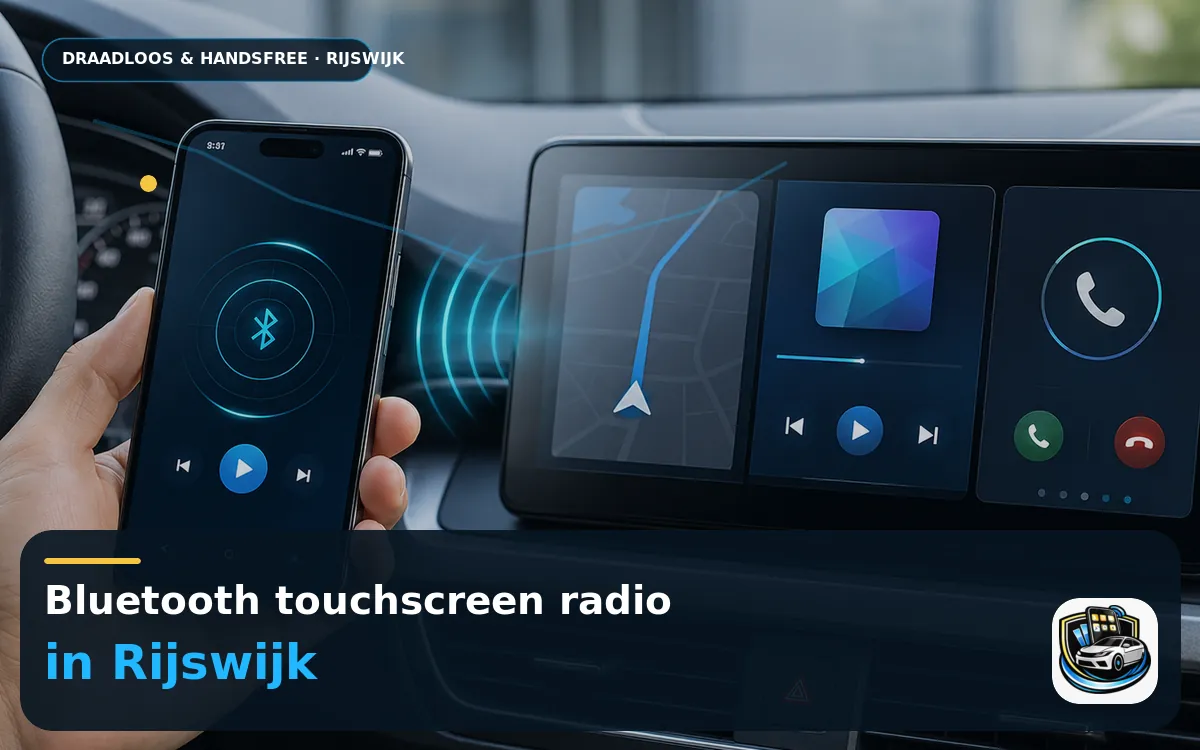 CarPlay Inbouwen Rijswijk — Bluetooth touchscreen radio en handsfree bediening