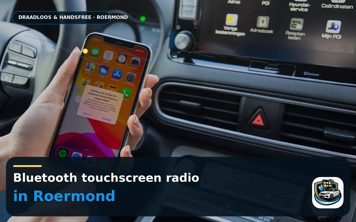CarPlay Inbouwen Roermond — Bluetooth touchscreen radio en handsfree bediening