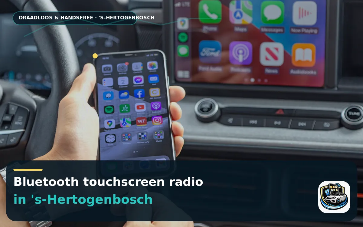 CarPlay Inbouwen 's-Hertogenbosch — Bluetooth touchscreen radio en handsfree bediening