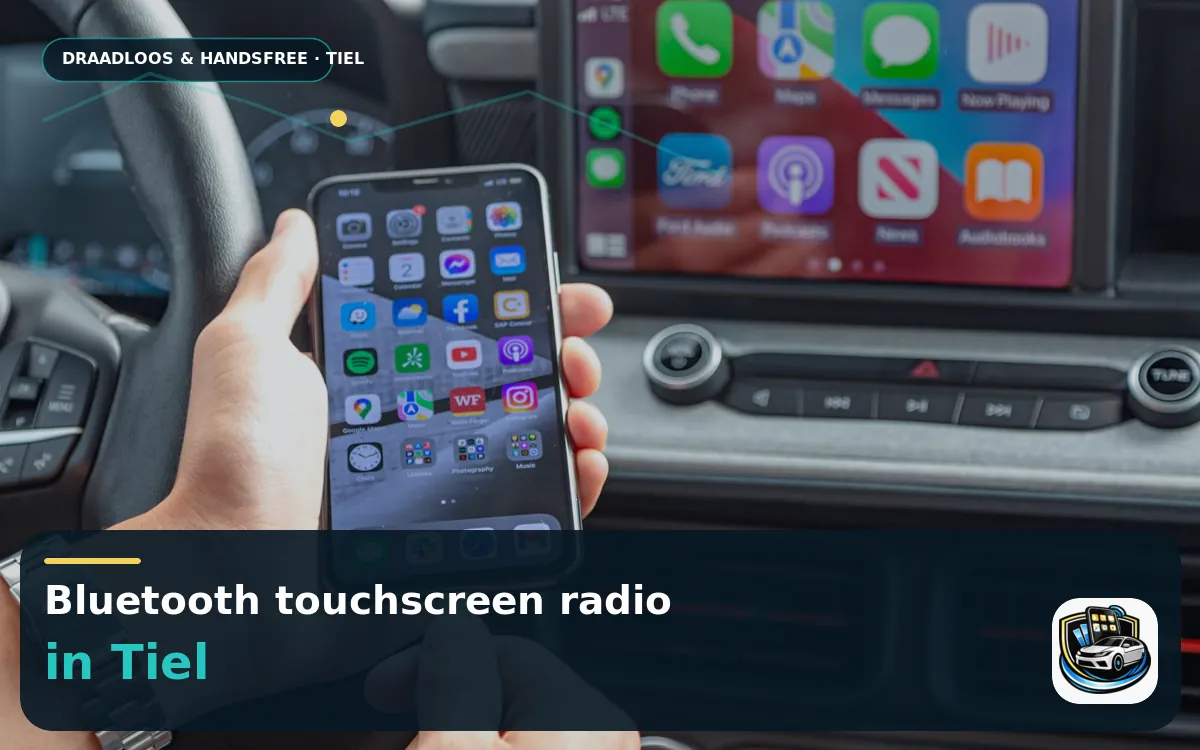 CarPlay Inbouwen Tiel — Bluetooth touchscreen radio en handsfree bediening