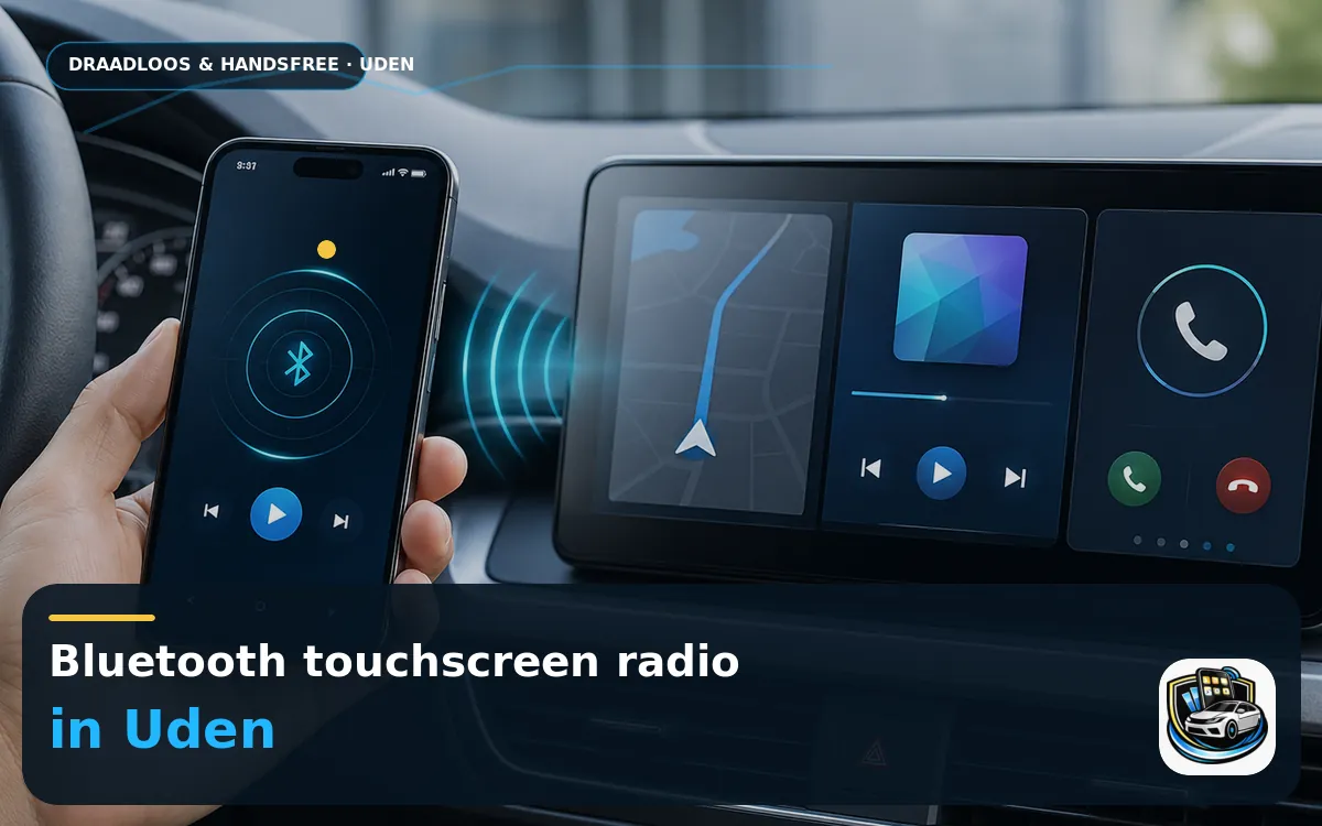 CarPlay Inbouwen Uden — Bluetooth touchscreen radio en handsfree bediening