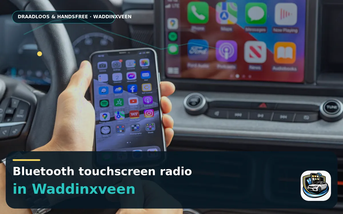 CarPlay Inbouwen Waddinxveen — Bluetooth touchscreen radio en handsfree bediening