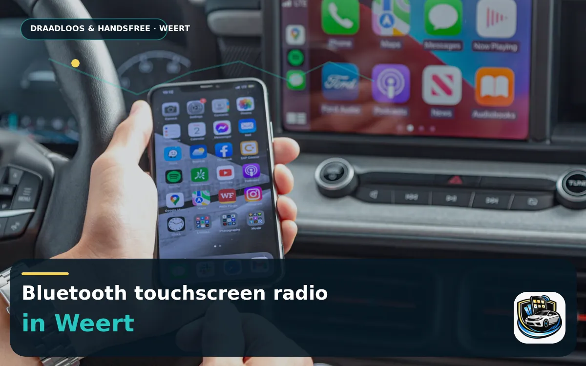 CarPlay Inbouwen Weert — Bluetooth touchscreen radio en handsfree bediening