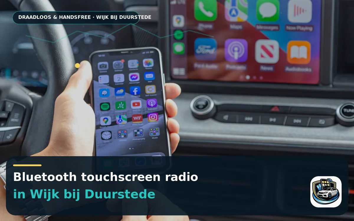 CarPlay Inbouwen Wijk bij Duurstede — Bluetooth touchscreen radio en handsfree bediening