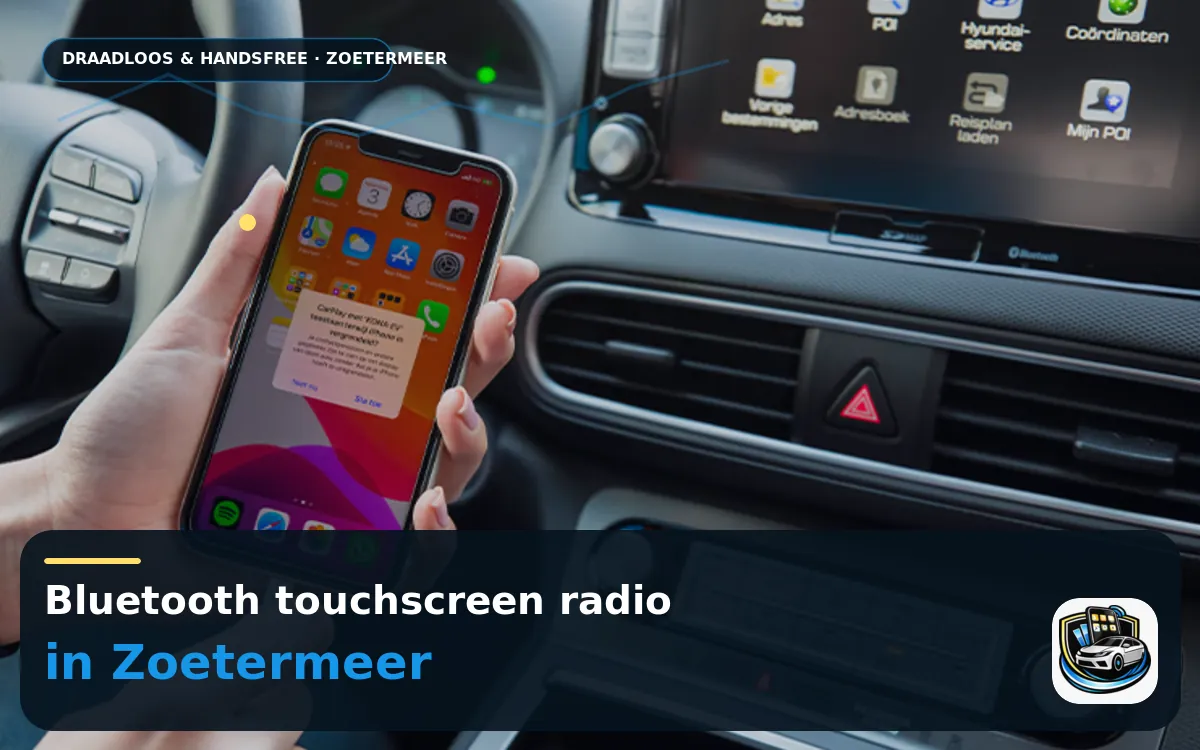 CarPlay Inbouwen Zoetermeer — Bluetooth touchscreen radio en handsfree bediening