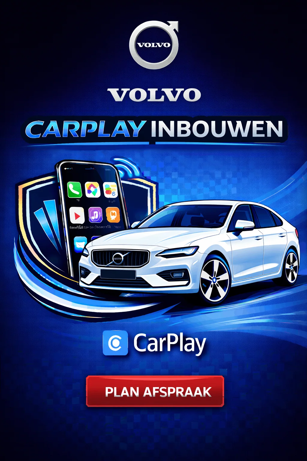 Luxe Volvo interieur met Sensus navigatie en lederen bekleding